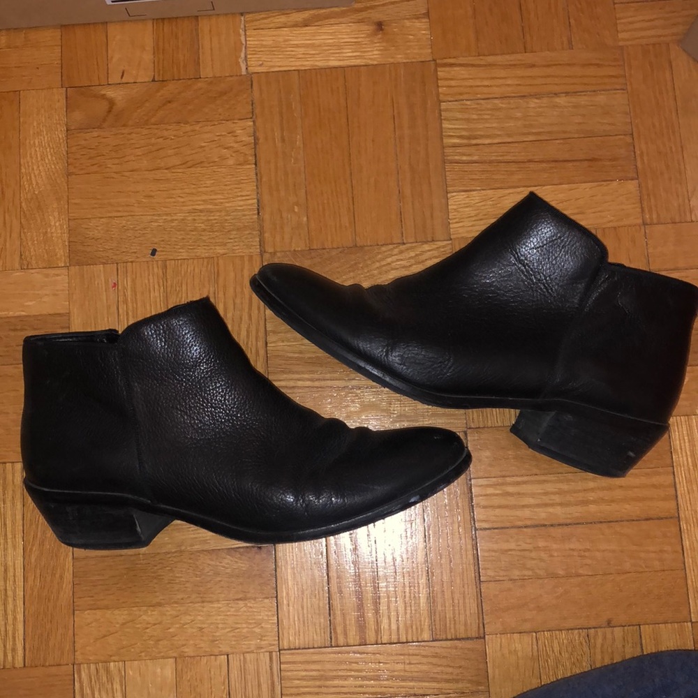 Sam Edelman Black Booties Lea Size 6.5